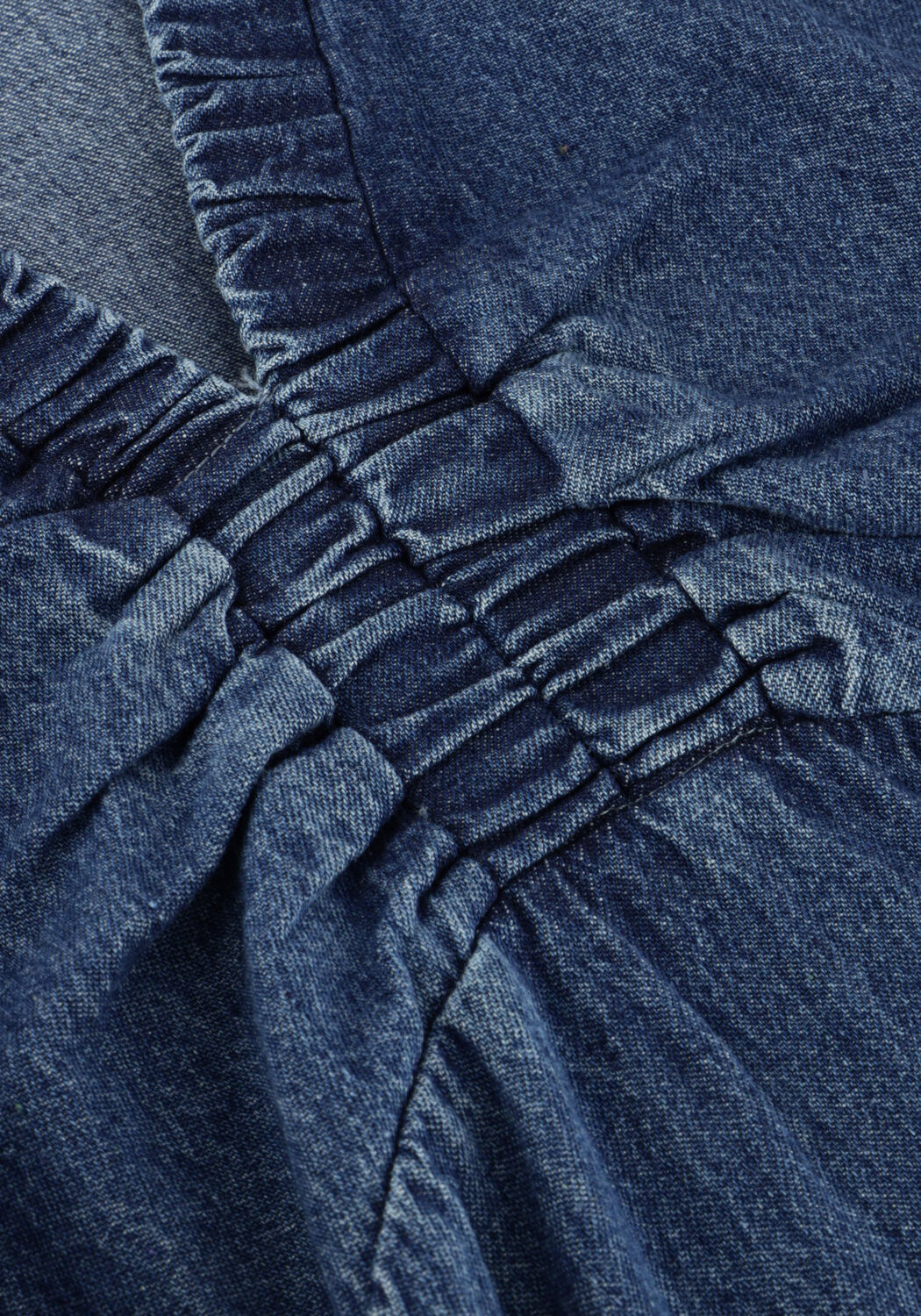 Blauwe NEO NOIR Midi jurk ILLANA DENIM DRESS - large