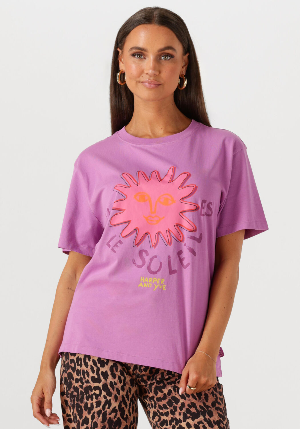 HARPER & YVE Dames Tops & T-shirts Lesoleil-ss Paars