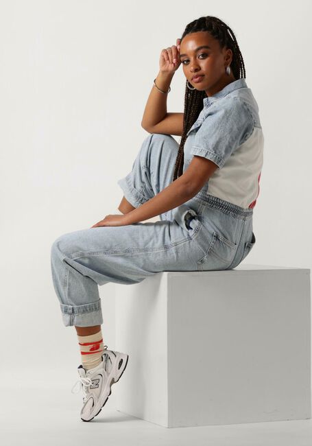 Blauwe TOMMY JEANS Jumpsuit BOILER SUIT FLAG - large