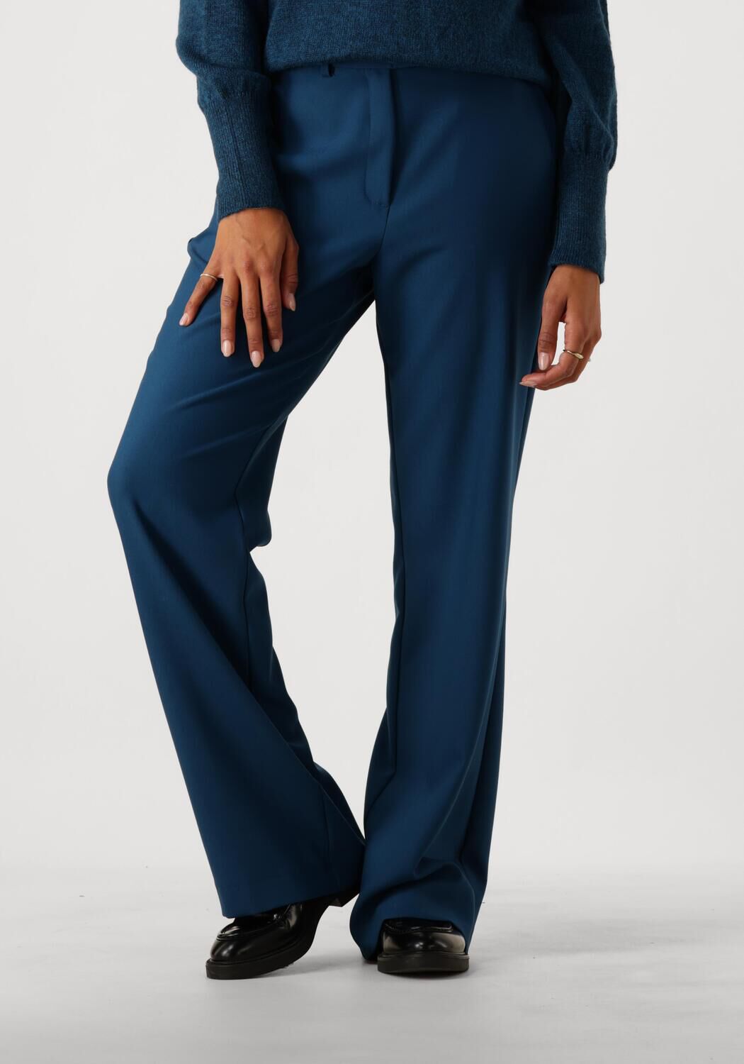 JANSEN AMSTERDAM Dames Broeken Broek Aura Wq417 Blauw