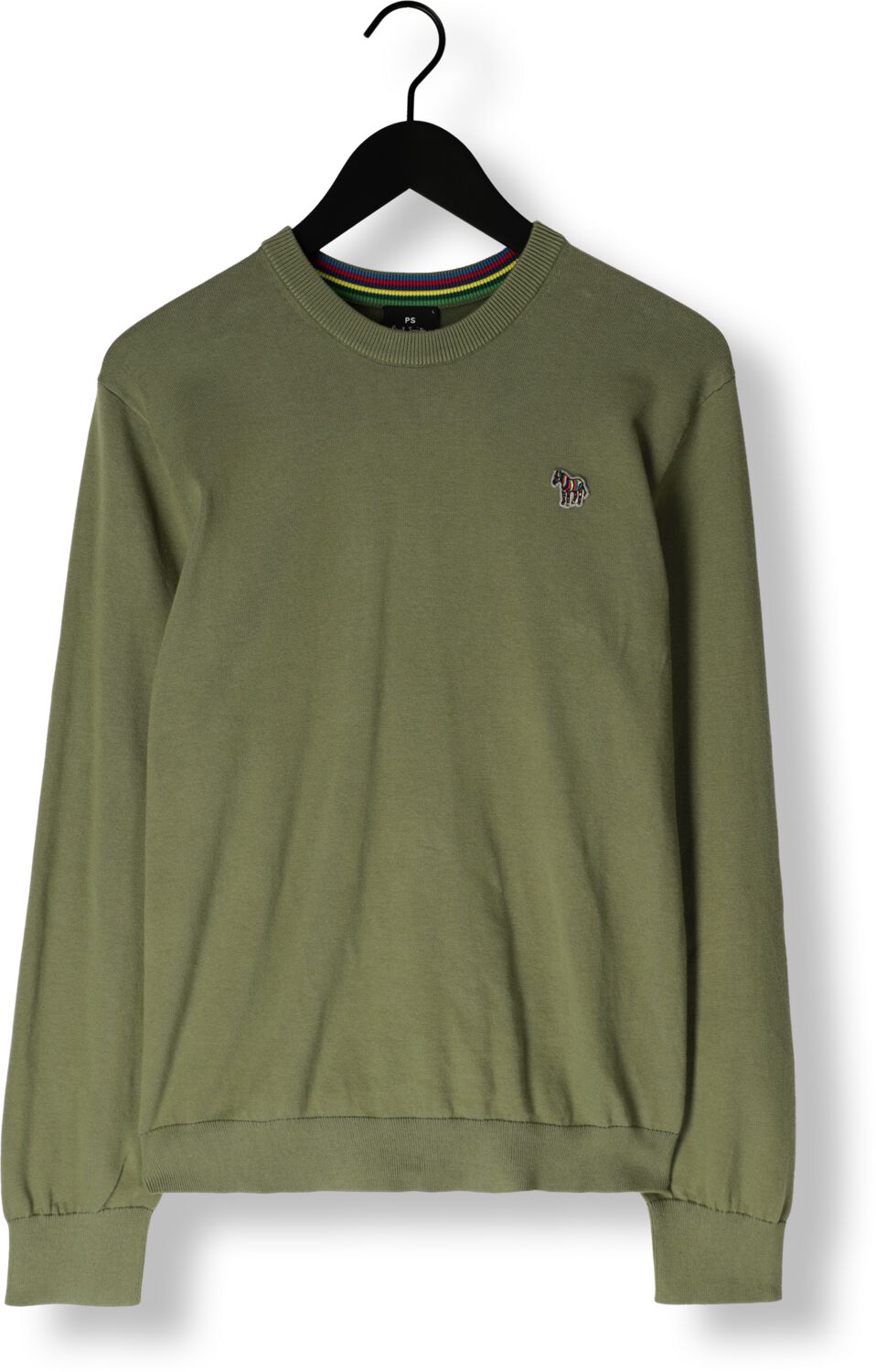 PS PAUL SMITH Heren Truien & Vesten Mens Sweater Crew Neck Zeb Bad Groen