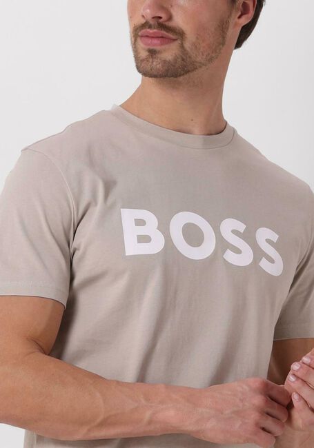 Beige BOSS ORANGE T-shirt THINKING 1 - large