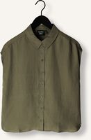 Olijf ANOTHER LABEL Blouses BENOITE TENCEL SHIRT S/S Olijf ANOTHER LABEL Blouses BENOITE TENCEL SHIRT S/S - medium