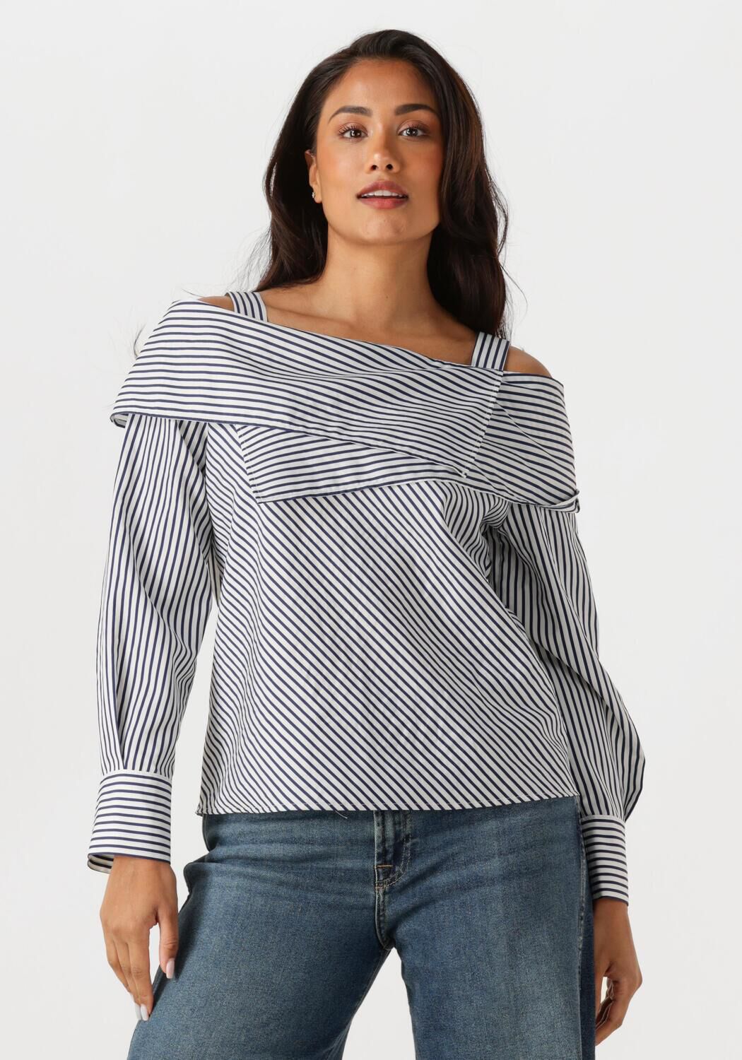 CAROLINE BISS Dames Blouses 1681 Donkerblauw