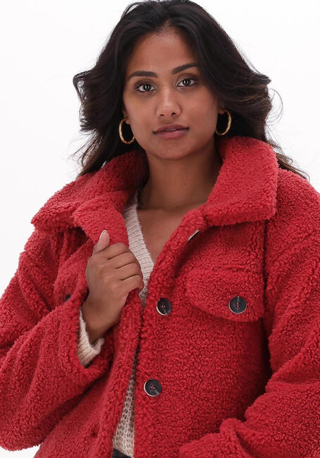 Rode YDENCE Teddy jas JACKET CHLOE - large