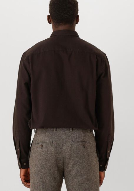 Bruine SELECTED MEN Casual overhemd SLHREGNOAG MIX BDWN LS SHIRT CAMP - large