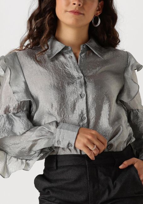 Grijze MINUS Blouses MSLEMAJA SHIRT - large