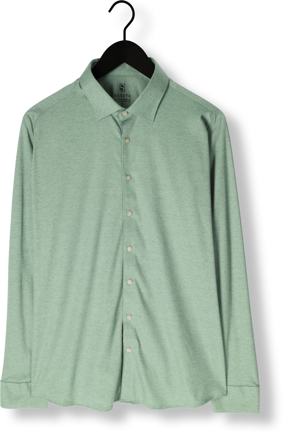 DESOTO Heren Overhemden Casual Kent 1 1 Groen
