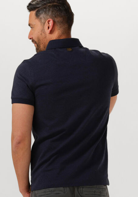 Blauwe PME LEGEND Polo SHORT SLEEVE POLO JACQUARD JERSEY - large