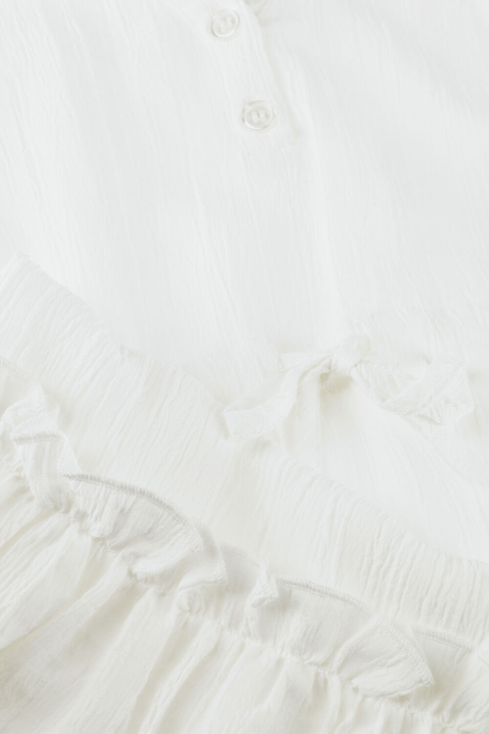 Witte RETOUR Mini jurk CANDY - large
