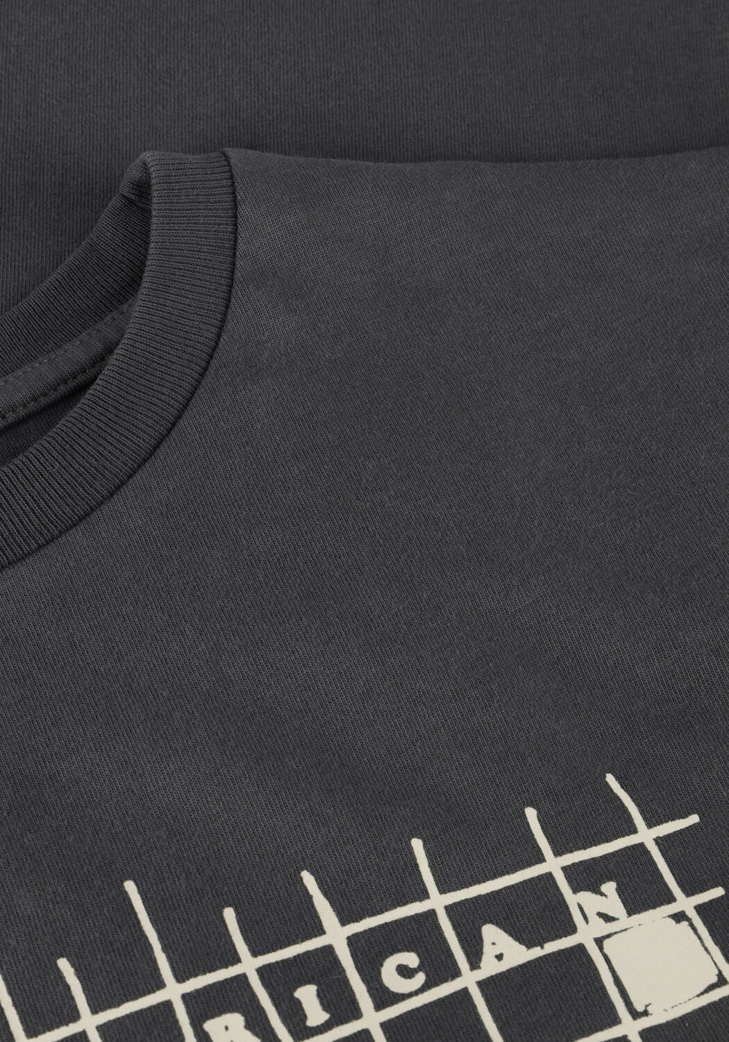 Grijze AMERICAN VINTAGE T-shirt FIZVALLEY - large