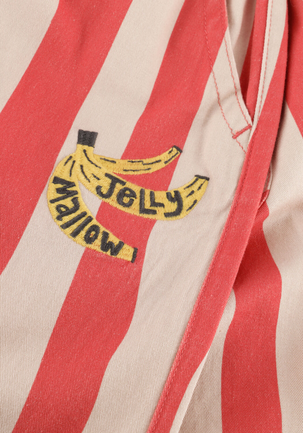 Oranje Jelly Mallow Lange broeken BANANA STRIP PANTS - large