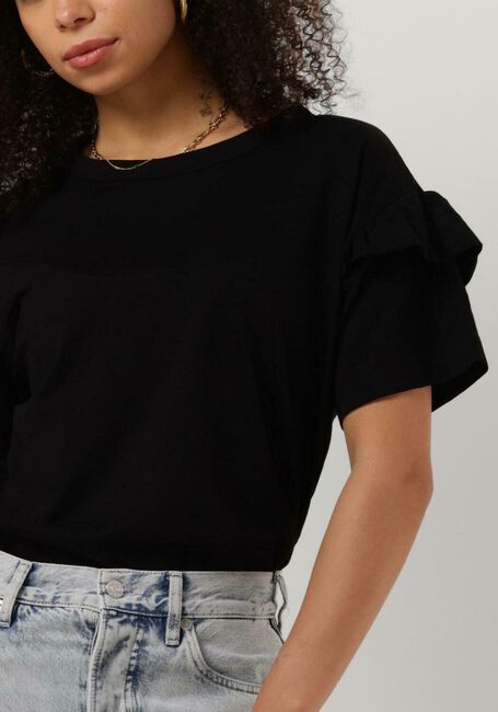 Zwarte SELECTED FEMME T-shirt SLFRYLIE SS FLORENCE TEE - large