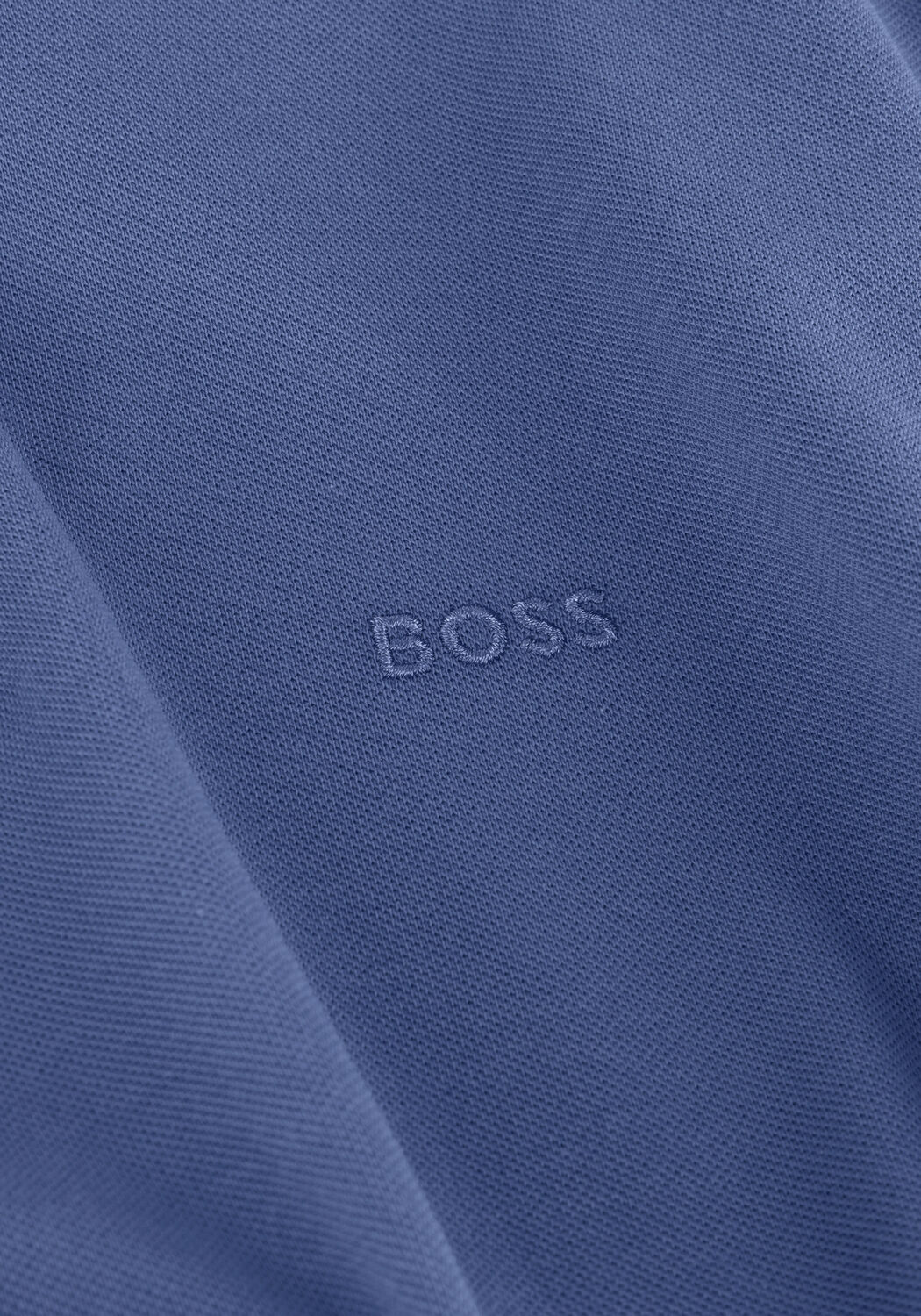 Blauwe BOSS BLACK Polo PALLAS - large
