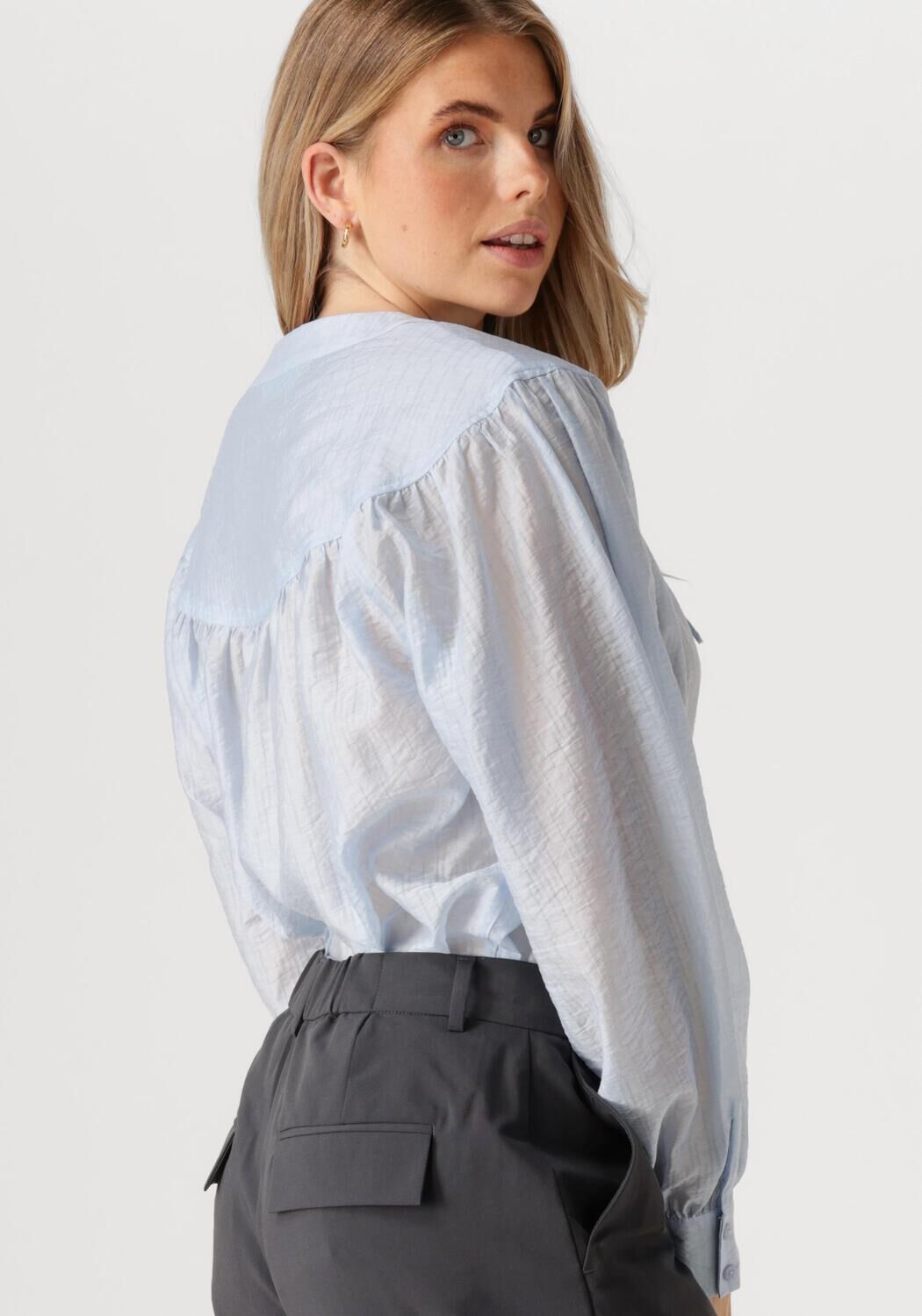 MSCH COPENHAGEN Dames Blouses Mschbean Shirt Blauw