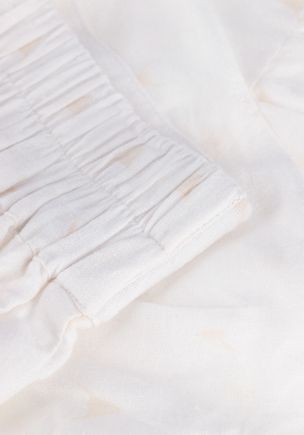 Gebroken wit ALIX THE LABEL Minirok WOVEN BULL LINEN LYOCELL SKIRT - large