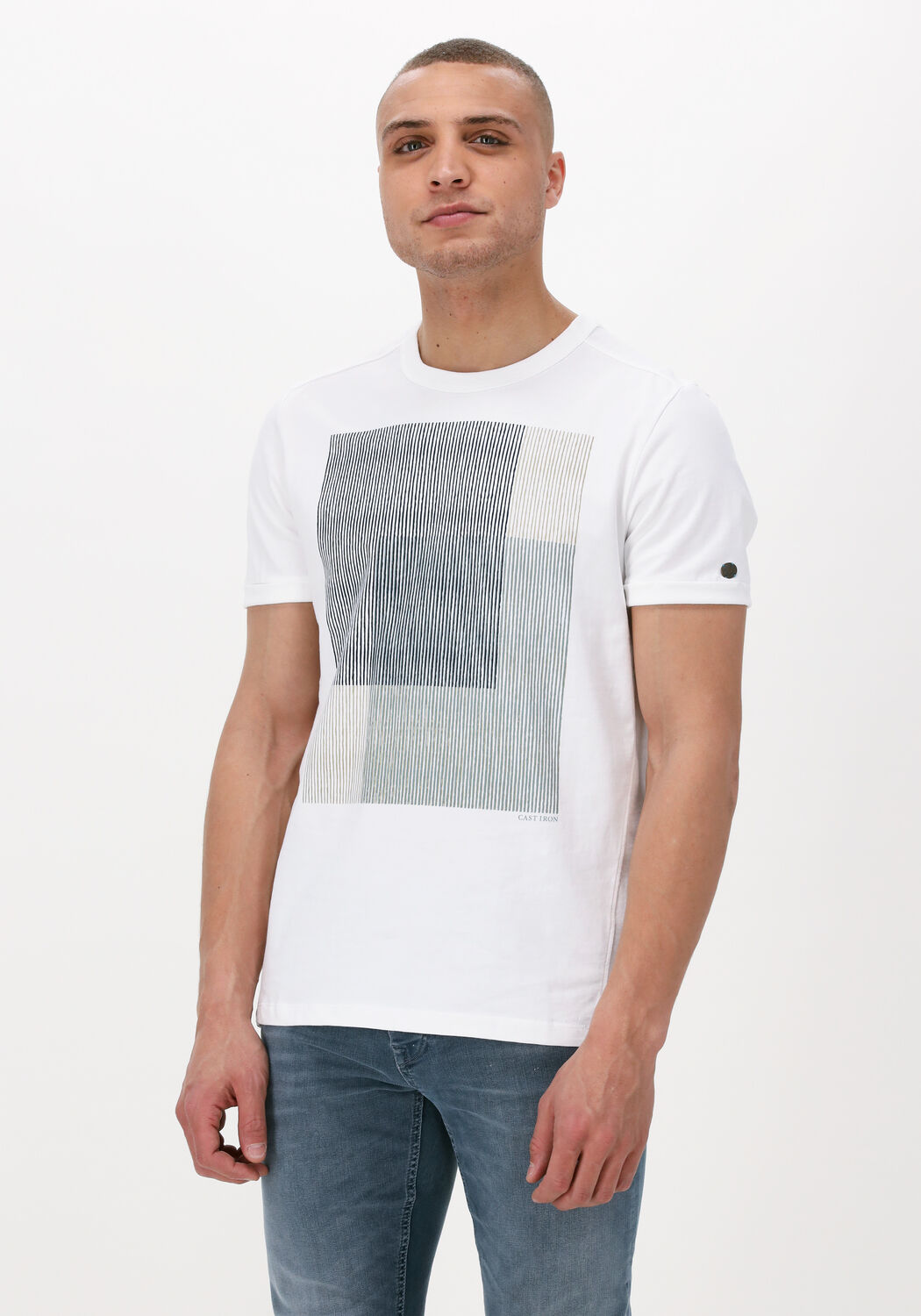 Witte katoenen t shirts outlet