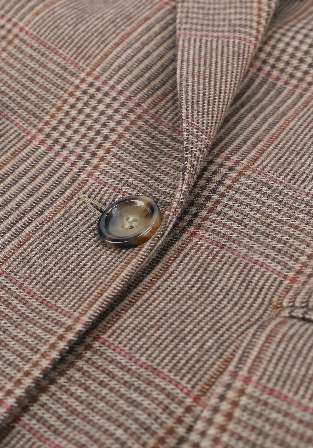 Camel VANILIA Blazer CHECK TAILOR - large