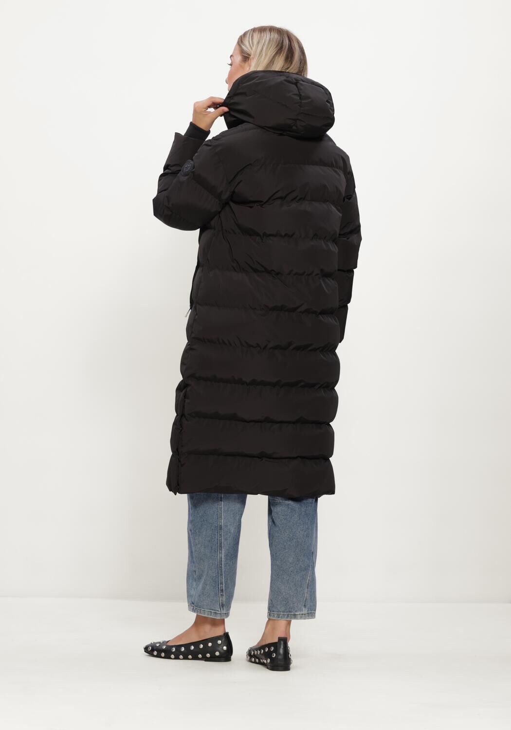 Zwarte AIRFORCE Gewatteerde jas GRACE JACKET - large