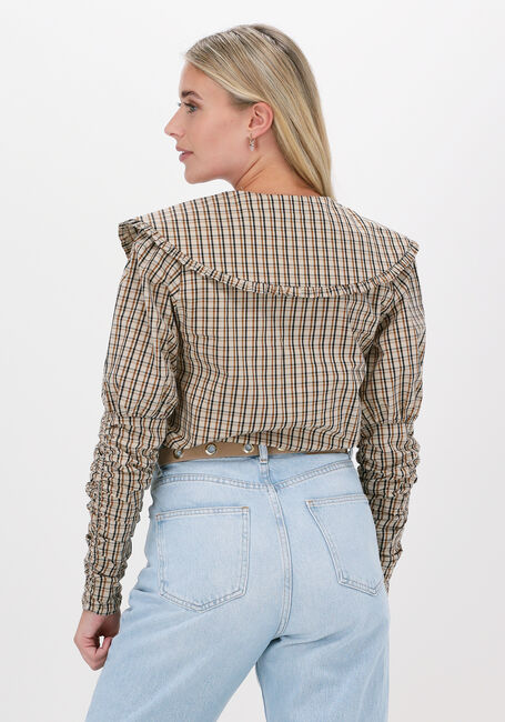 Zand CO'COUTURE Blouses CILIA COLLAR CHECK SHIRT - large