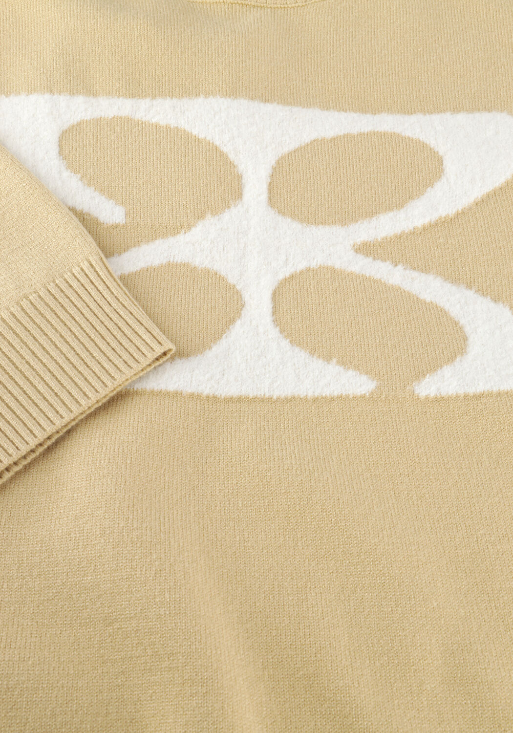 Beige STUDIO AR Trui ISIDRE VISCOSE KNIT - large