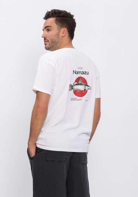 Witte ANERKJENDT T-shirt AKVILLADS GOODSFOREVERYDAYUSE SS TEE - large