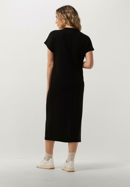 Zwarte MY ESSENTIAL WARDROBE Midi jurk ELLAMW V-NECK LONG DRESS - large
