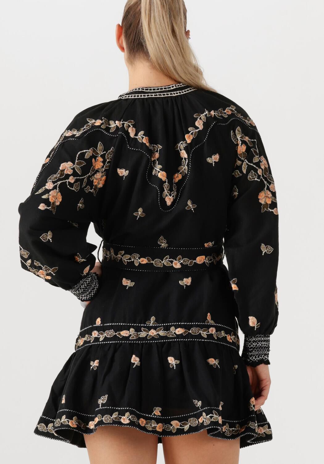 SCARLETT POPPIES Dames Jurken Fiucci Short Dress Zwart