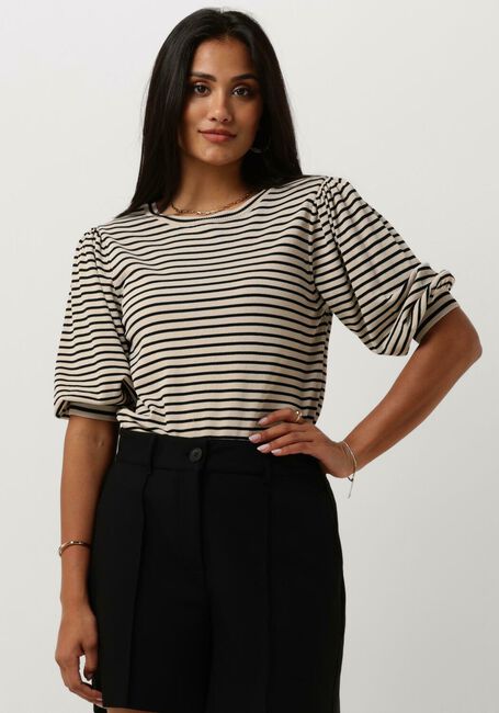 Zwarte JANSEN AMSTERDAM Tops & T-shirts K136 KNIT TOP 3/4 SLEEVE - large