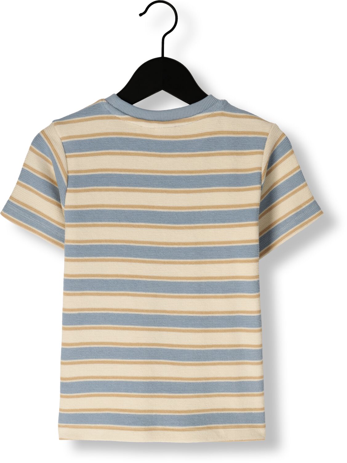 DAILY7 Jongens Polo's & T-shirts T-shirt Stripe Ecru