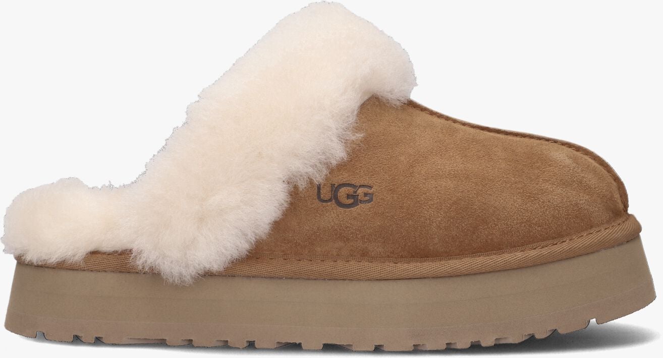 Sloffen Dames Sale Aanbieding Uggs Pantoffels Cognac UGG