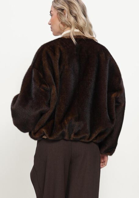 Groene STUDIO AR Faux fur jas ETTA FAUX MIN - large