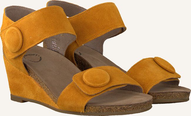 Gele CA'SHOTT Platte sandalen 8029 Gele CA'SHOTT Platte sandalen 8029 - large
