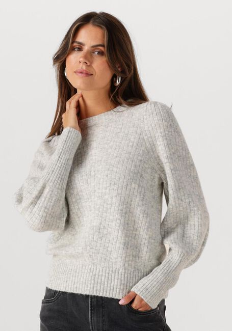 Lichtgrijze NEO NOIR Trui KELSEY KNIT BLOUSE - large