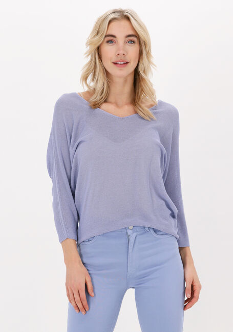 Paarse SIMPLE Top KNITTED SWEATER ELOY KNIT - large