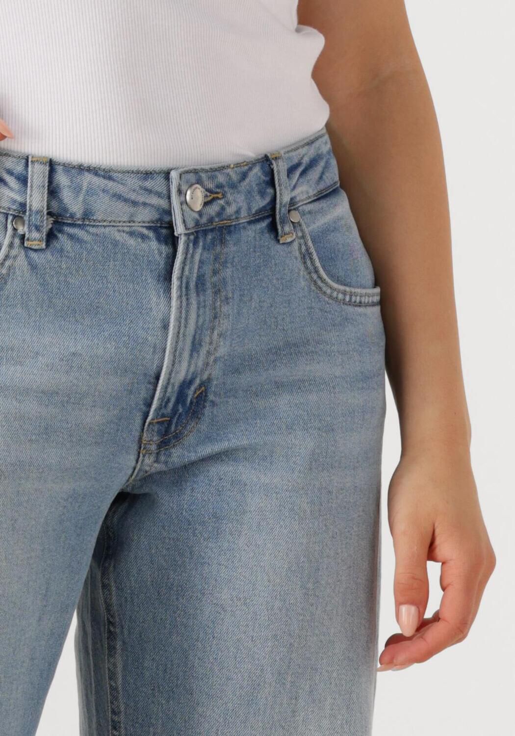 MY ESSENTIAL WARDROBE Dames Jeans Balloomw 139 High Tappered Blauw