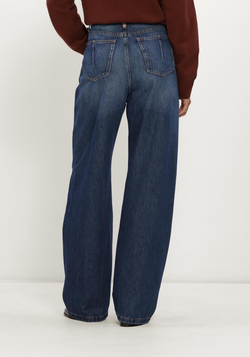 Blauwe DRYKORN Barrel jeans LIABLE - large