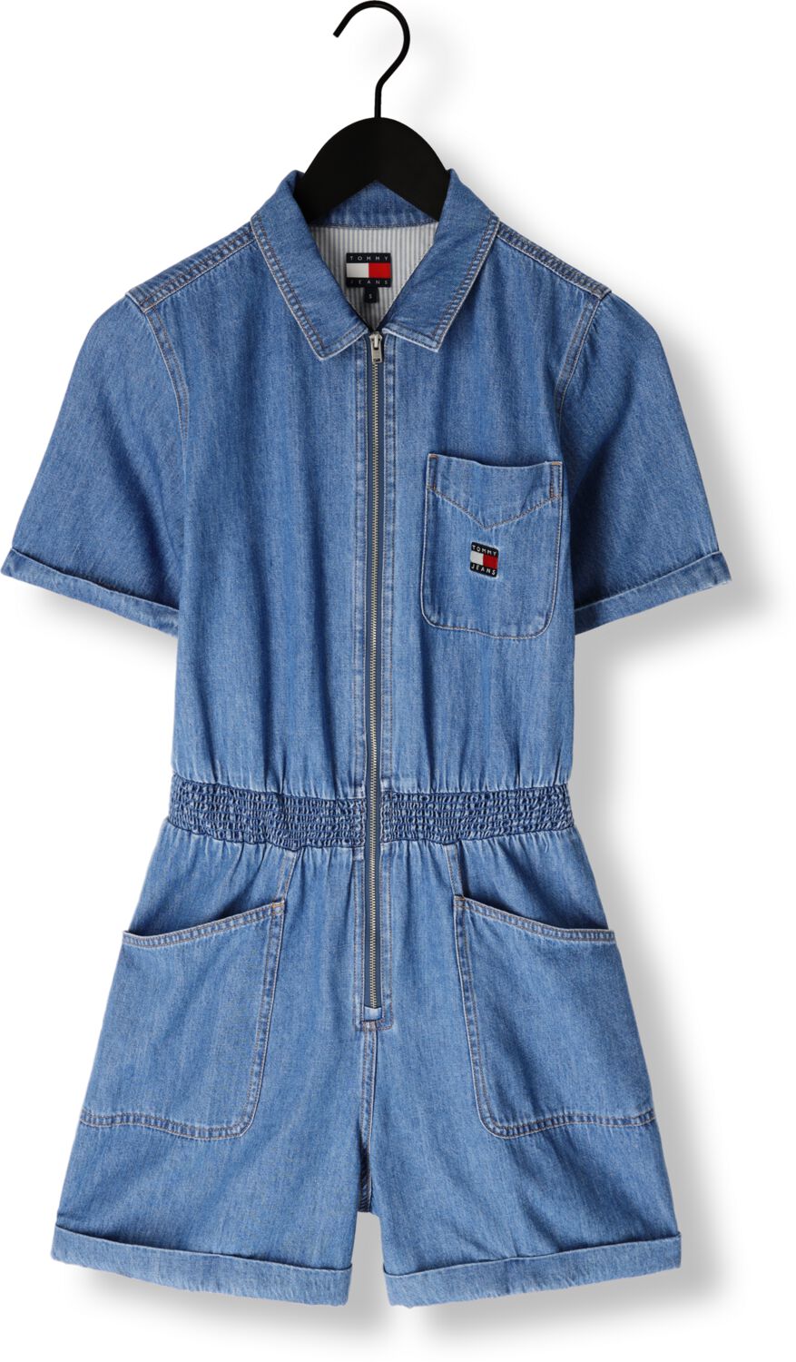 TOMMY JEANS Dames Jumpsuits Tjw Lt Denim Playsuit Blauw