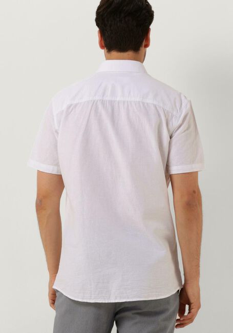 Witte SELECTED HOMME Casual overhemd SLHSLIMNEW-LINEN SHIRT SS CLASSIC - large