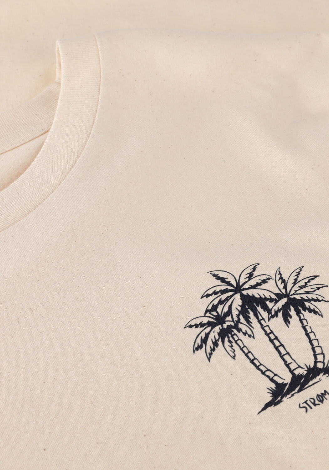 Beige STR&Oslash;M Clothing Polo / T-shirt T-SHIRT - large