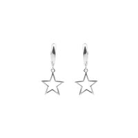 Zilveren ATLITW STUDIO Oorbellen SOUVENIR EARRINGS STAR - medium
