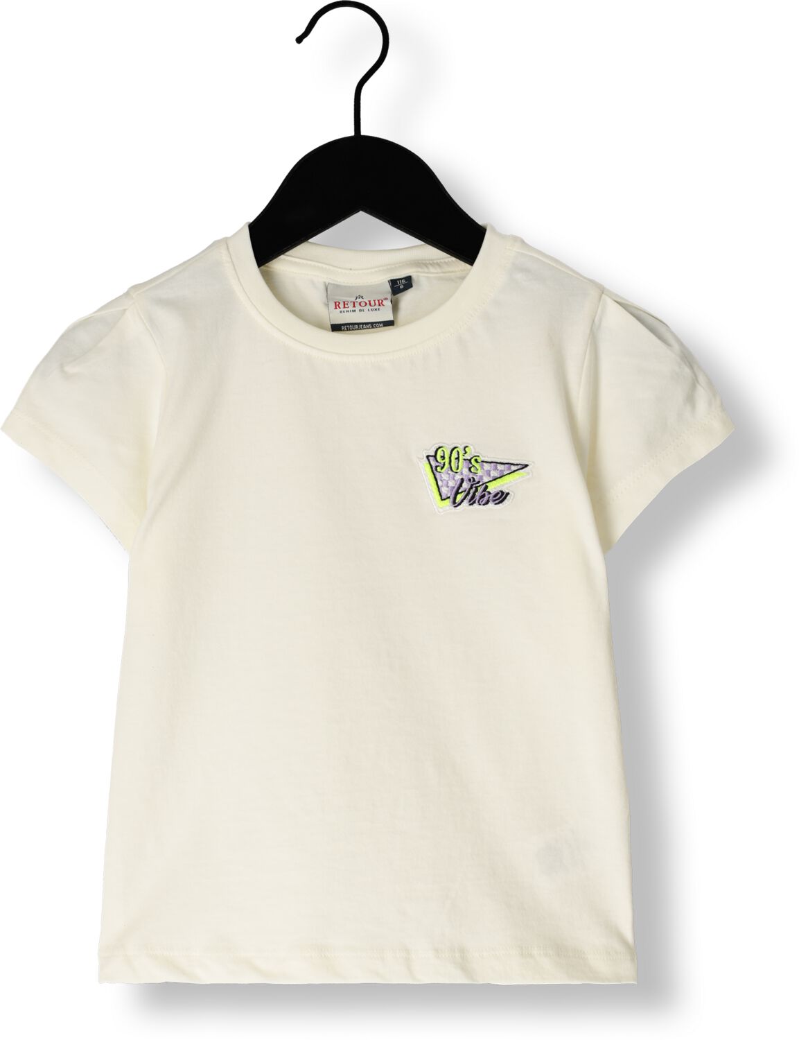 Retour Jeans T-shirt Grazia met printopdruk wit Meisjes Biologisch katoen Ronde hals 170 176