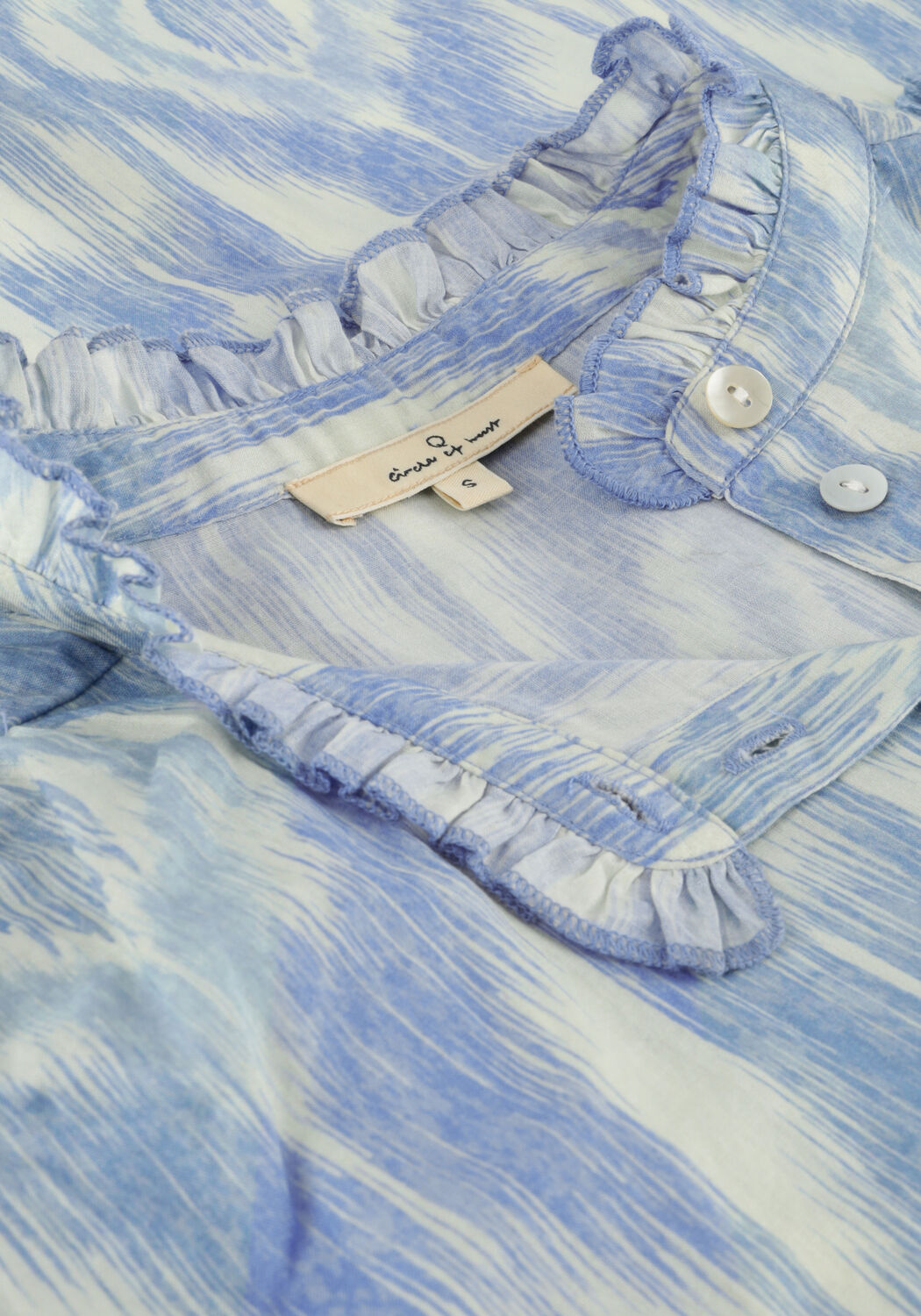 Blauwe CIRCLE OF TRUST Midi jurk GWEN DRESS - large