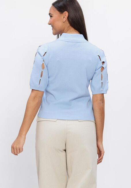 Lichtblauwe FREEBIRD Top KN-VIS-SOFT-26-1 - large