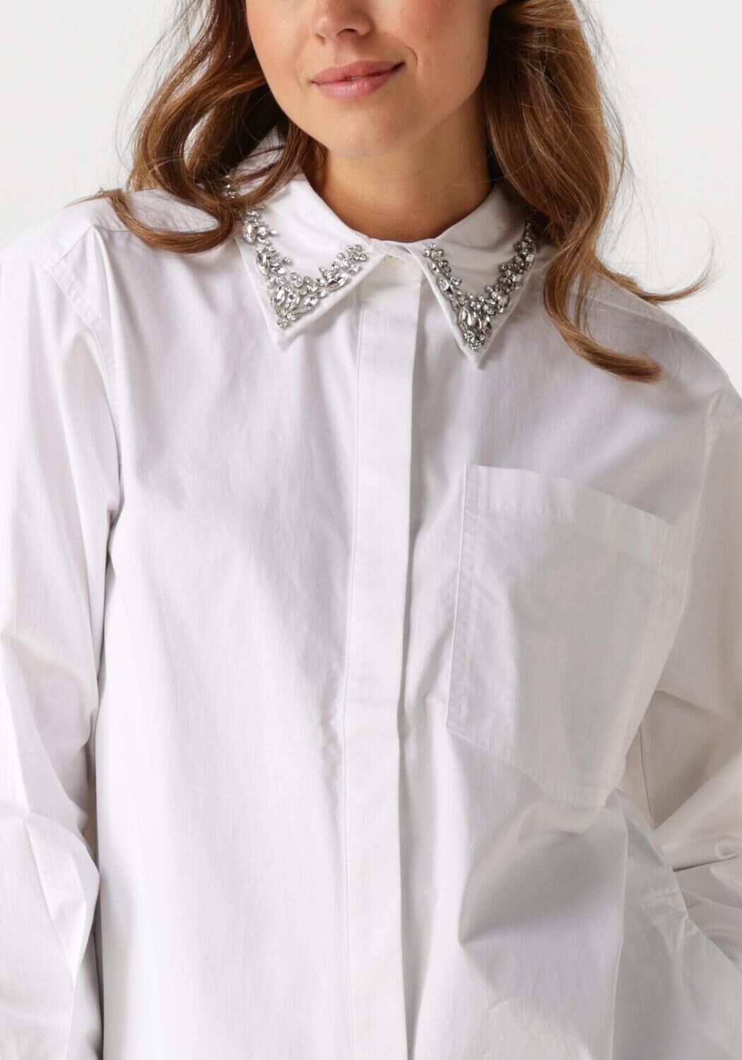COPENHAGEN MUSE Dames Blouses Cmspika-shirt Wit