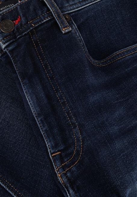 Donkerblauwe TOMMY HILFIGER Slim fit jeans SLIM BLEECKER PSTR MORTON INDIGO - large