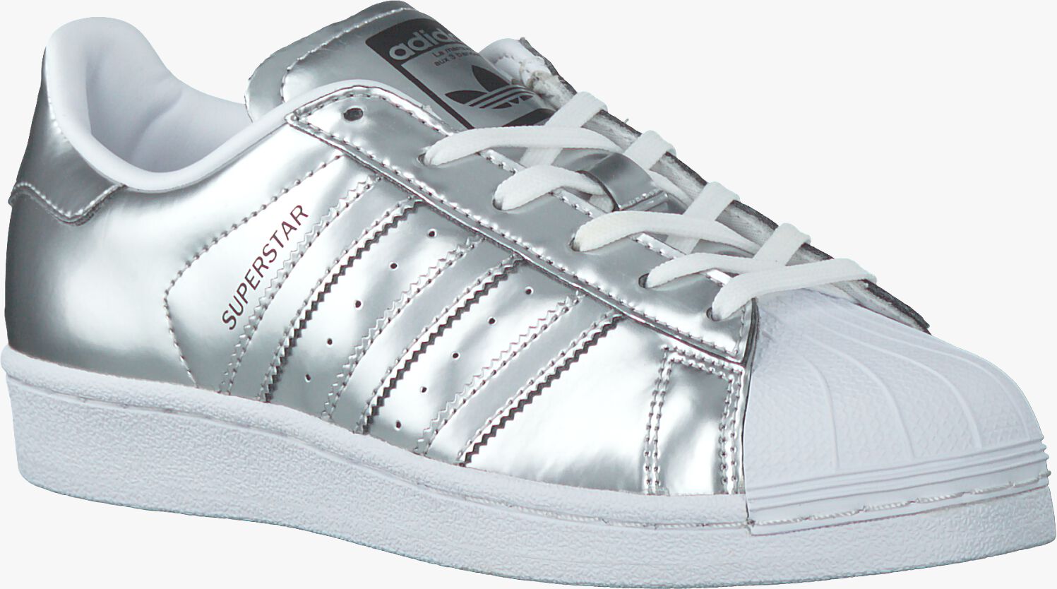 bijnaam Paragraaf stapel Zilveren ADIDAS Lage sneakers SUPERSTAR DAMES | Omoda