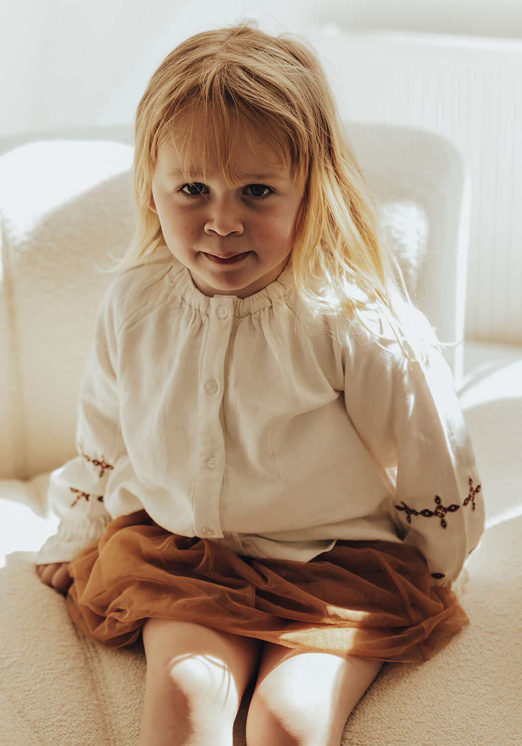 Gebroken wit BAJE STUDIO Blouses WOVEN BLOUSE - large