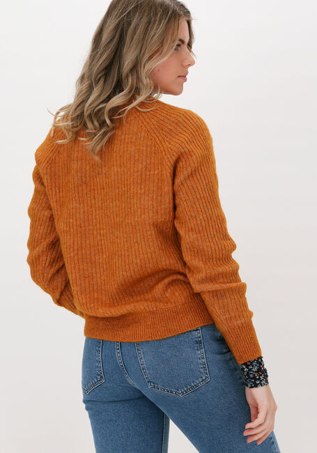 Bruine SELECTED FEMME Trui SLFSTAR LS KNIT RIB STRIP X-MA - large