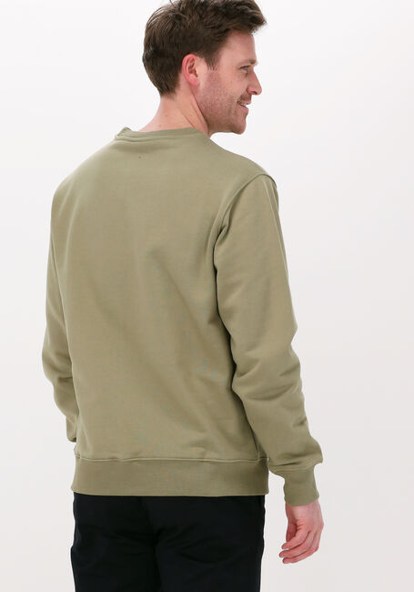 Groene COLOURFUL REBEL Sweater RBL AMS BIG EMBRO BASIC SWEAT - large